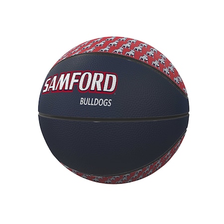 Logo Brands Samford Mini Size Rubber Basketball 434-91MR-1